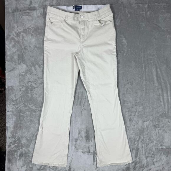 Democracy Ab-solution Ankle Boot Jeans Size 16‎ Pale Stone Pants 31" Inseam READ - Picture 1 of 12